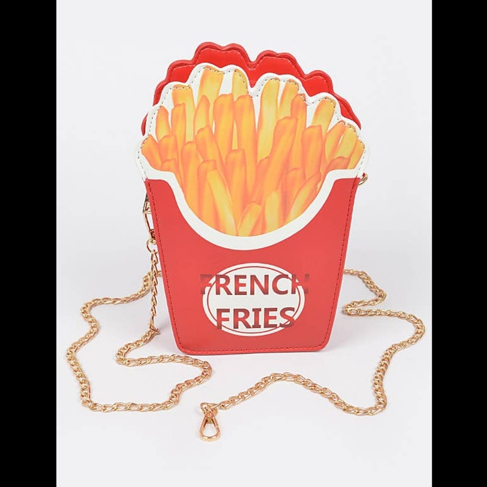 Novelty purses french fries phone game controller popcorn lips